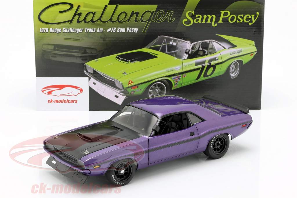 Dodge Challenger ano de construção 1970 violeta 1:18