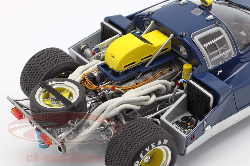 Ferrari 512M Provo Version 1971 azul / amarelo 1:18 GMP