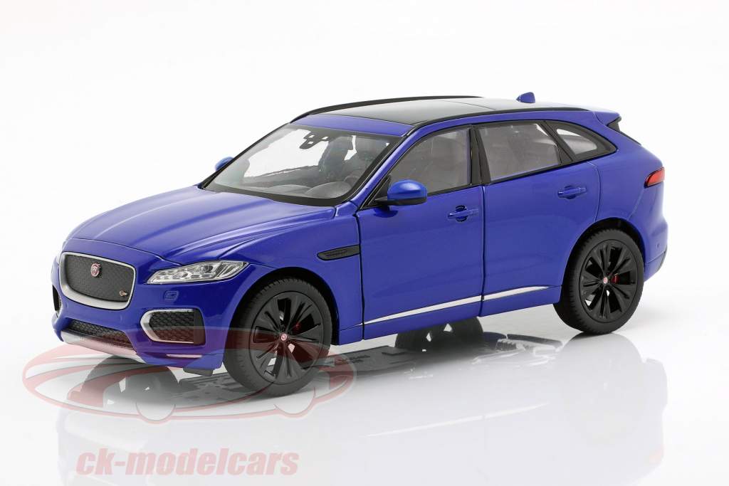 Jaguar F-Pace année de construction 2016 bleu 1:24 Welly