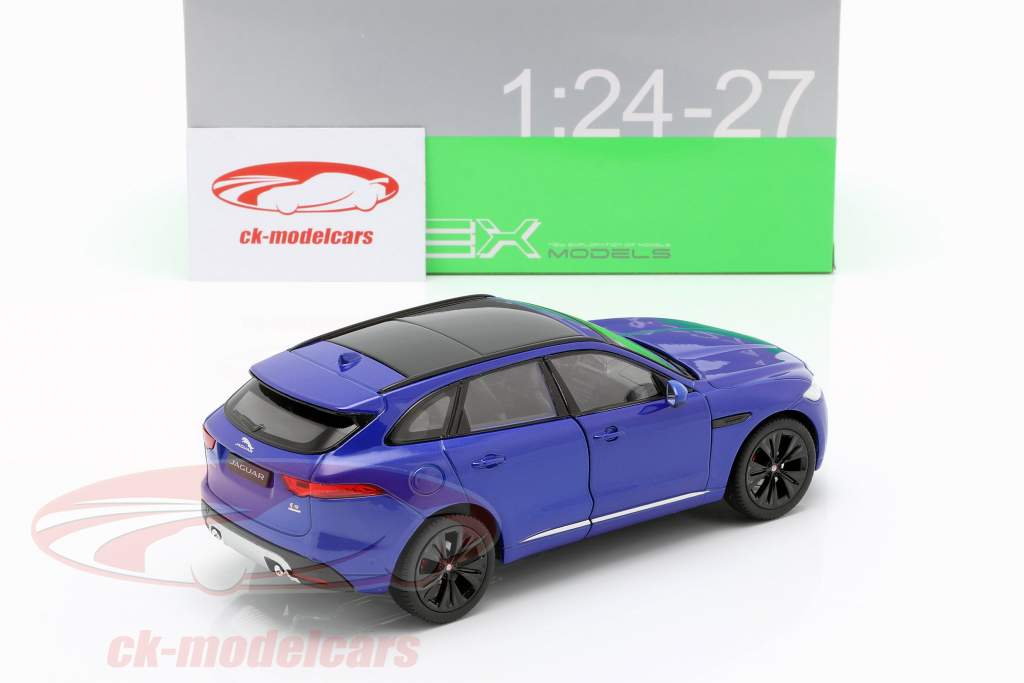 Jaguar F-Pace 築 2016 ブルー 1:24 Welly