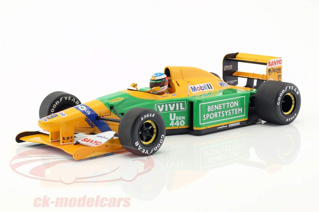 Michael Schumacher Benetton B192 #19 3rd Italien GP F1 1992 1:18 Minichamps