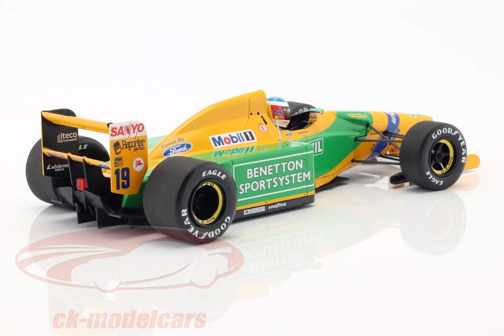 Michael Schumacher Benetton B192 #19 3rd Italien GP F1 1992 1:18 Minichamps
