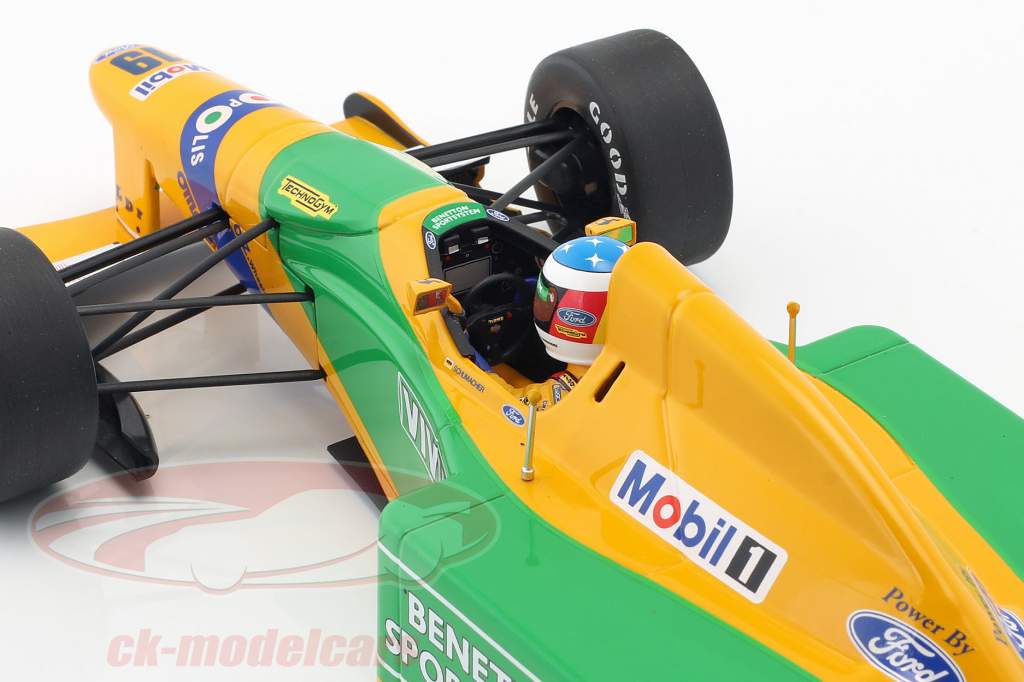 Michael Schumacher Benetton B192 #19 3rd Italien GP F1 1992 1:18 Minichamps