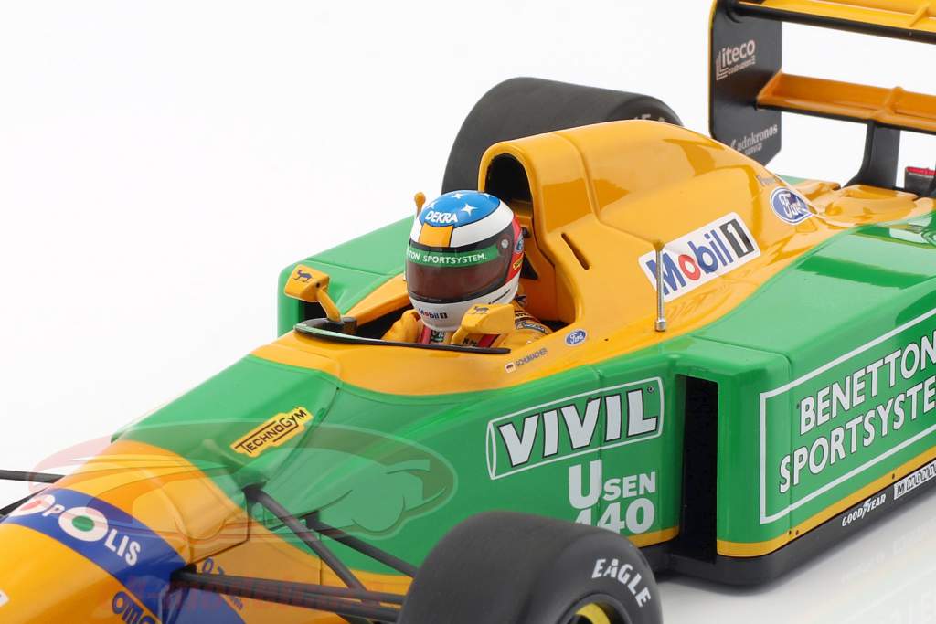 Michael Schumacher Benetton B192 #19 3rd Italien GP F1 1992 1:18 Minichamps