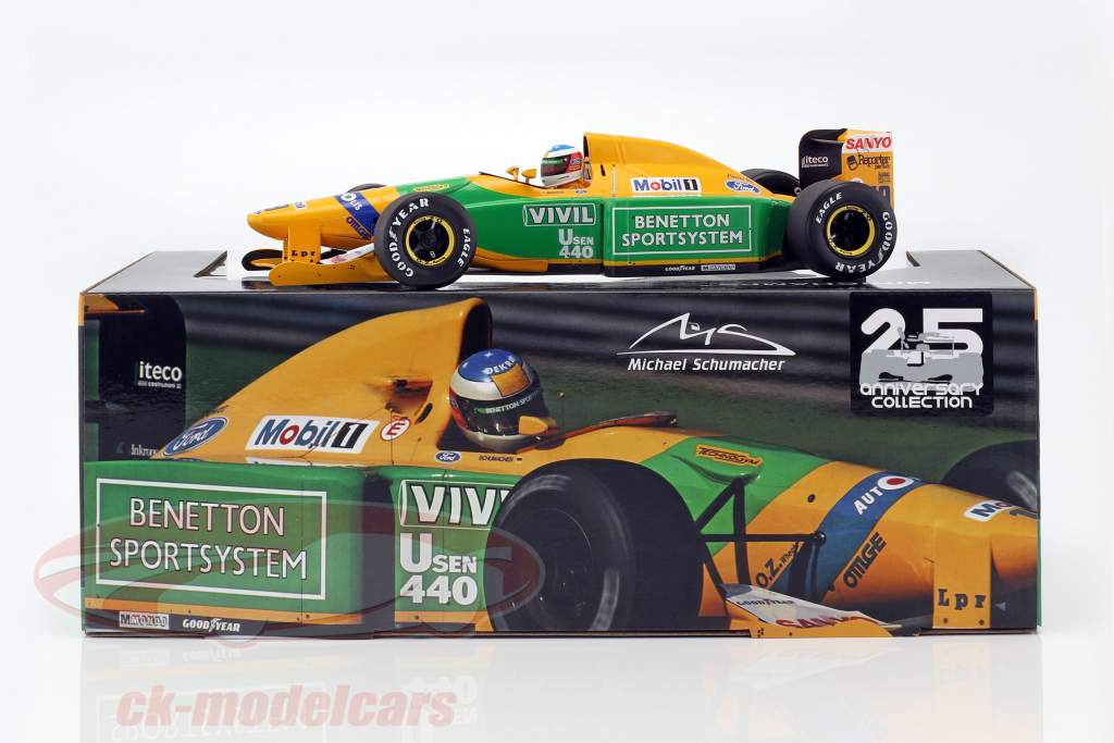 Michael Schumacher Benetton B192 #19 3rd Italien GP F1 1992 1:18 Minichamps