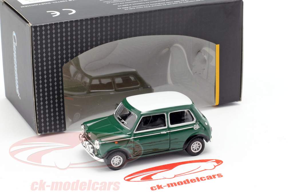 Mini Cooper avec courses lampes vert / blanc 1:43 Cararama
