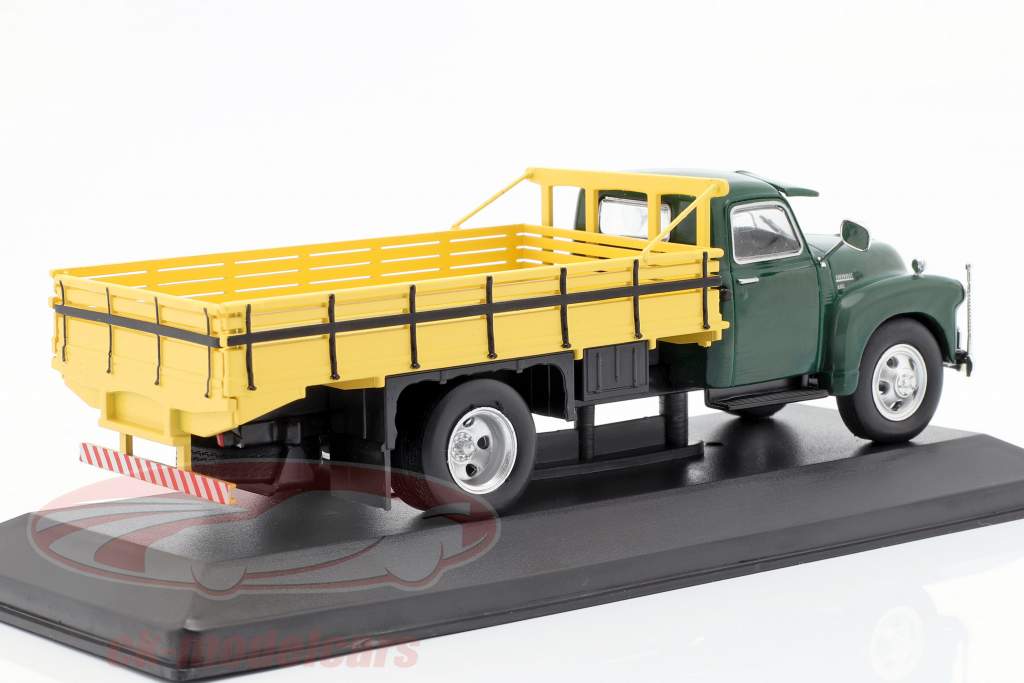 Chevrolet 6400 camion piattaforma anno di costruzione 1949 verde / giallo 1:43 WhiteBox