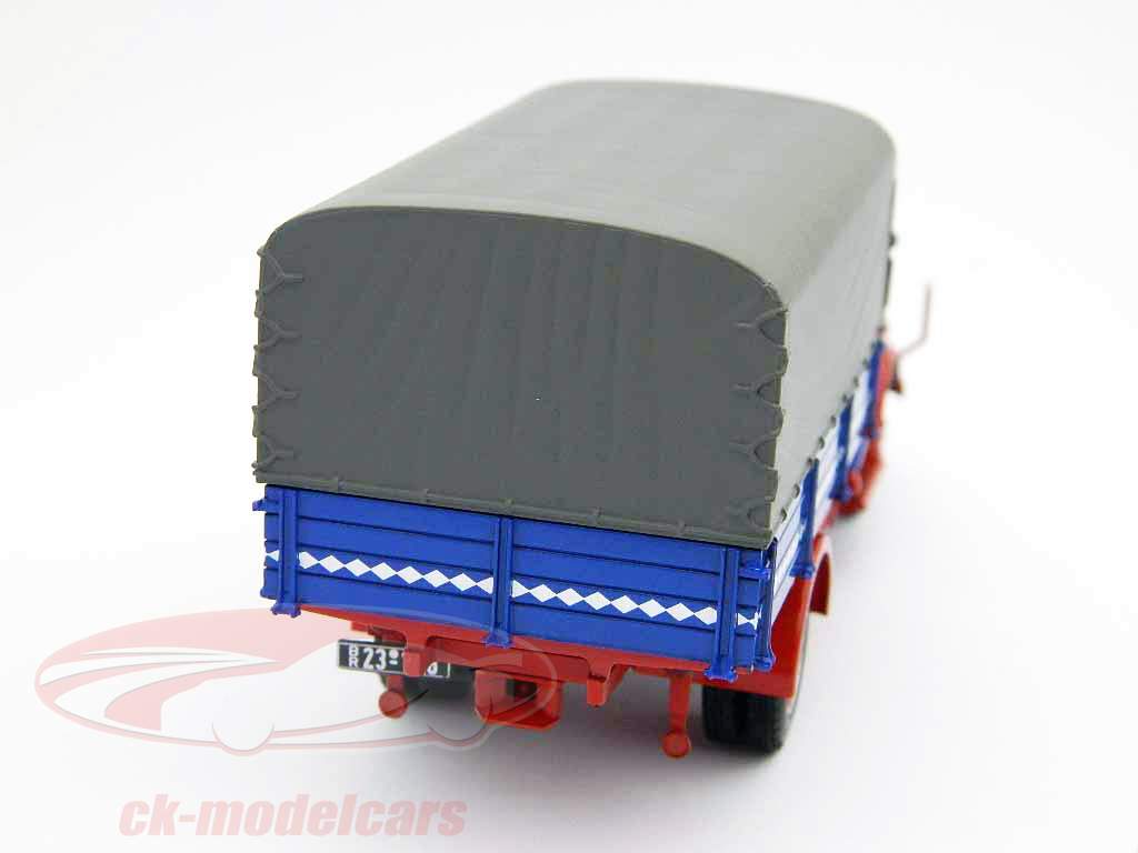 Borgward B4500 Pritsche blue-red 1:43 Minichamps