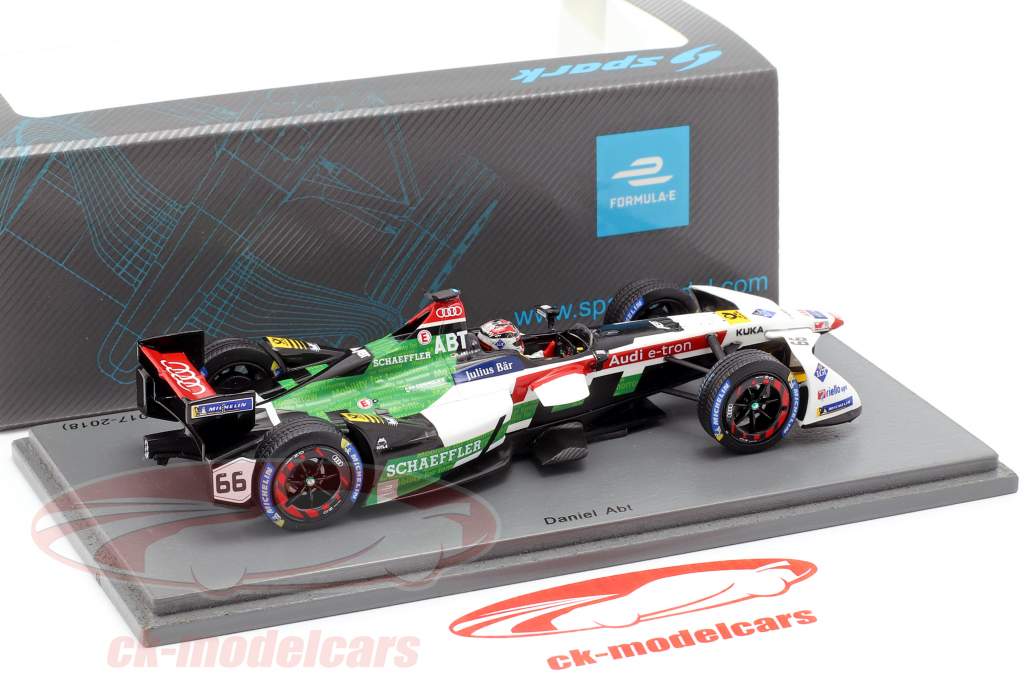 Daniel Abt Audi e-tron FE04 #66 勝者 ベルリン ePrix 式 E 2017/18 1:43 Spark