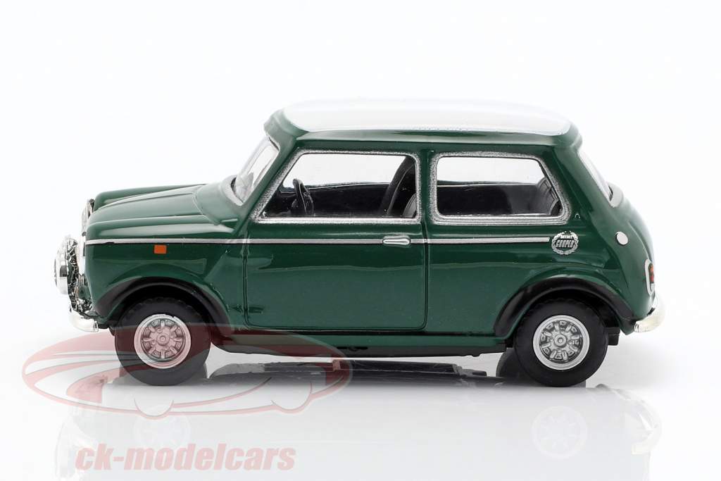 Mini Cooper avec courses lampes vert / blanc 1:43 Cararama