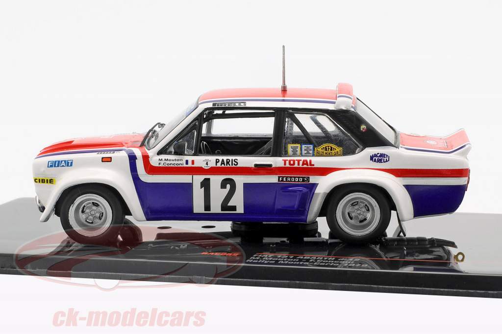 Fiat 131 Abarth #12 7e Rallye Monte Carlo 1979 Mouton, Conconi 1:43 Ixo