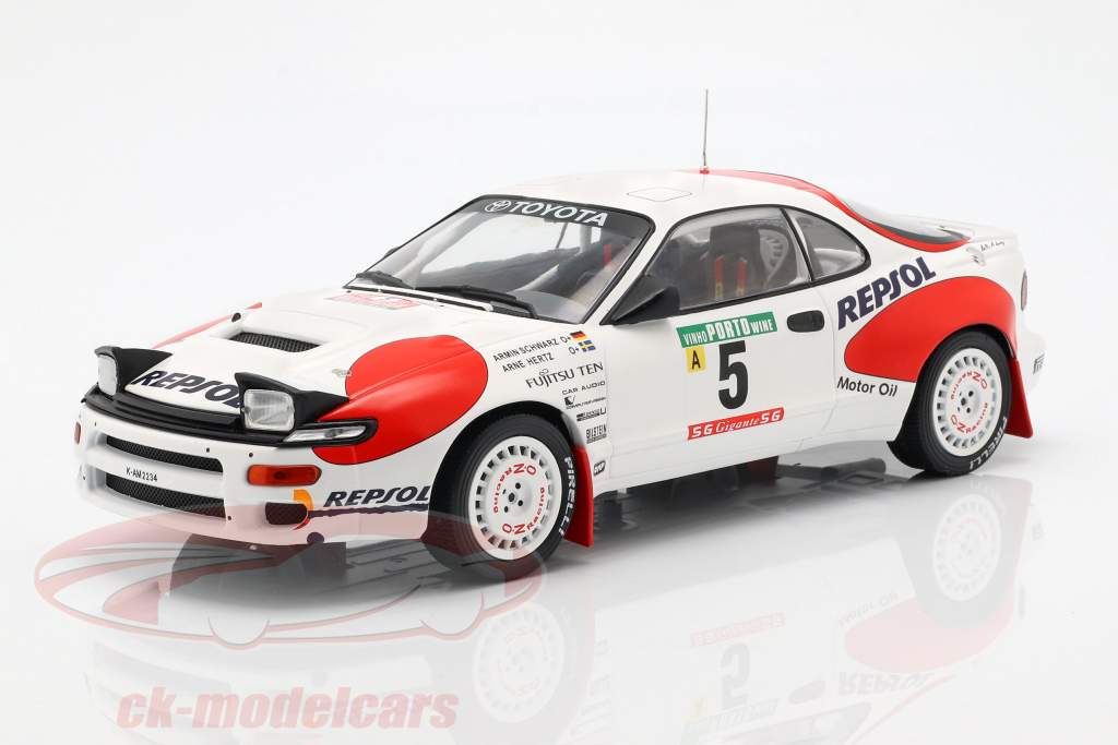 Toyota Celica GT-4 (ST185) #5 Rallye Portugal 1992 Schwarz, Hertz 1:18 Ixo