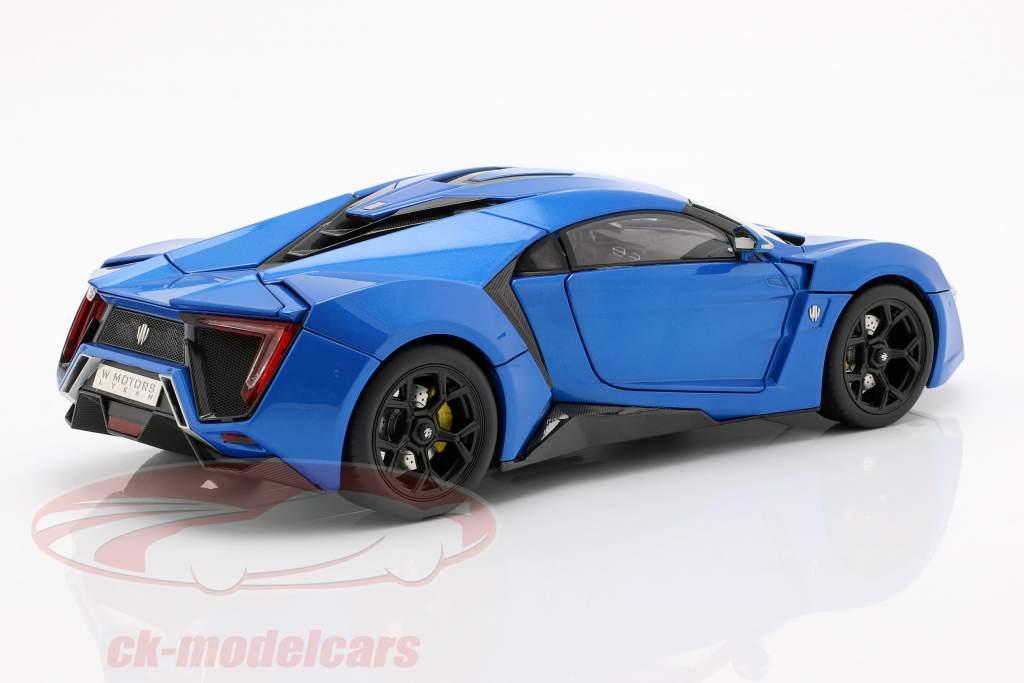 Lykan Hypersport Opførselsår 2014-2016 blå 1:18 Schuco