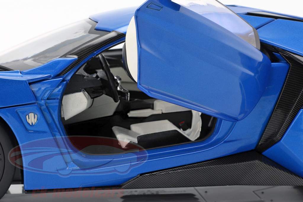 Lykan Hypersport Opførselsår 2014-2016 blå 1:18 Schuco