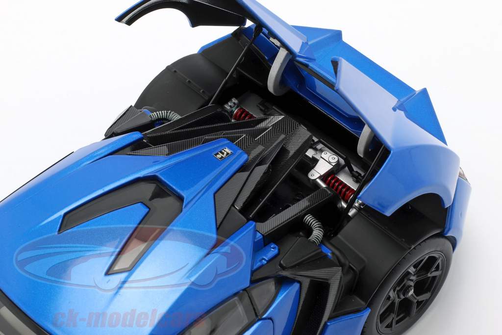 Lykan Hypersport Opførselsår 2014-2016 blå 1:18 Schuco