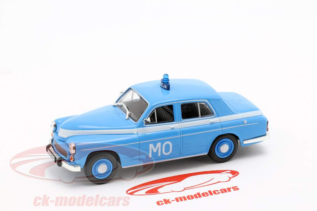 Warszawa 223 politie blauw in blaar 1:43 Altaya