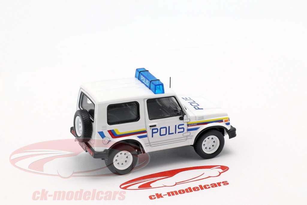 Suzuki Samurai 警察 白 在 水泡 1:43 Altaya