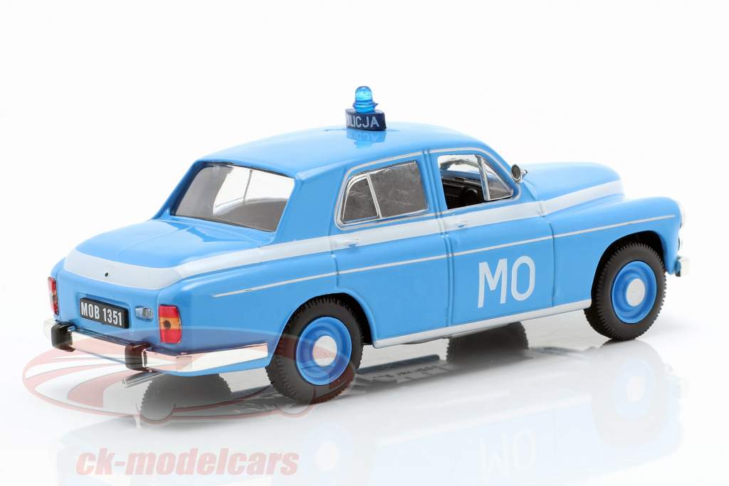 Warszawa 223 politie blauw in blaar 1:43 Altaya