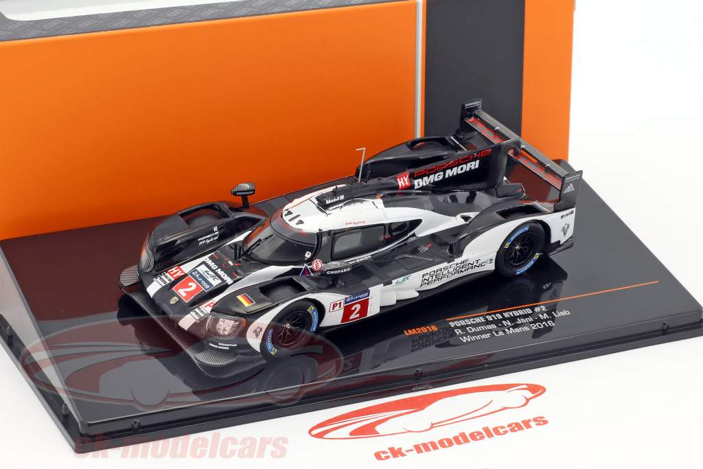 Porsche 919 Hybrid #2 gagnant 24h LeMans 2016 Lieb, Dumas, Jani 1:43 Ixo