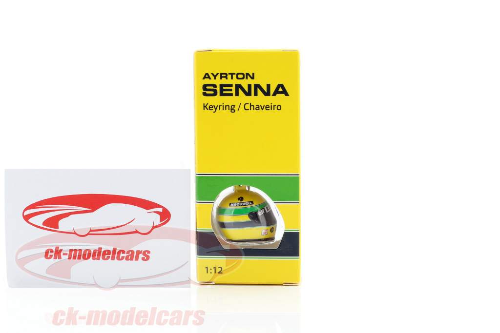 Ayrton Senna 3D key Chain helm formule 1 1994 1:12 Minichamps