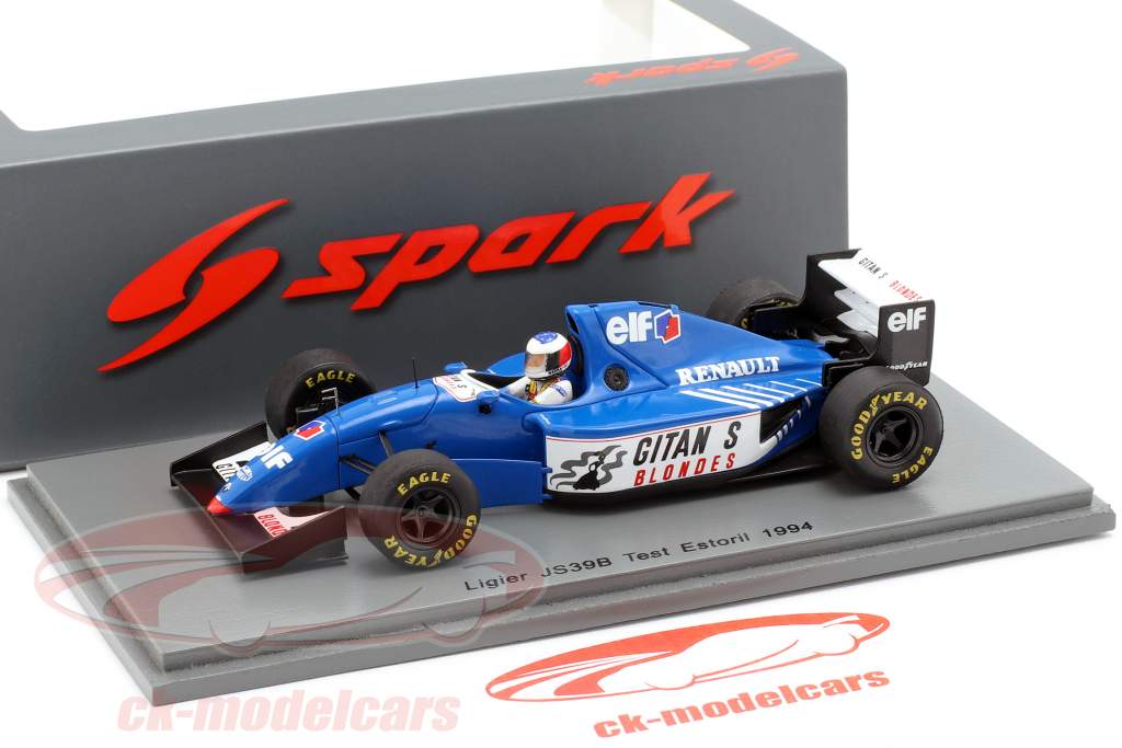 Michael Schumacher Ligier JS39B teste Estoril fórmula 1 1994 1:43 Spark