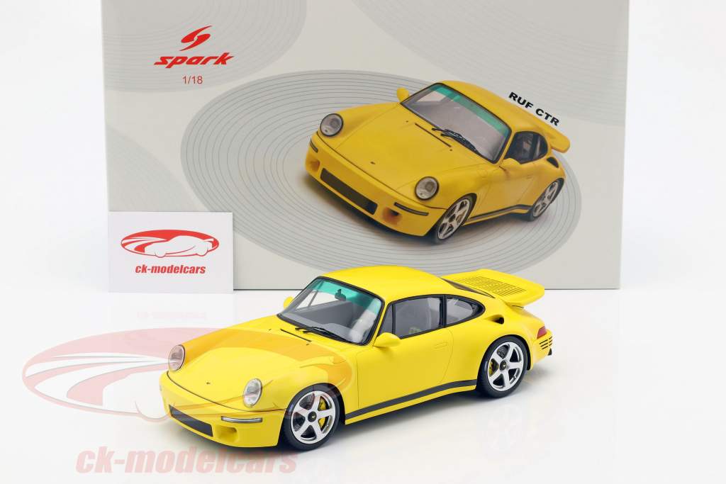Porsche RUF CTR Год постройки 2017 желтый 1:18 Spark