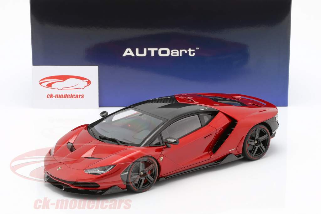 Lamborghini Centenario LP770-4  year 2017 red metallic 1:18 AUTOart