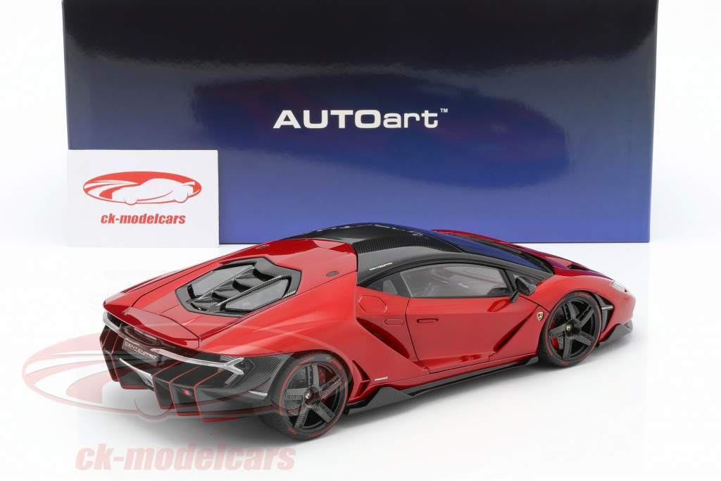 Lamborghini Centenario LP770-4  year 2017 red metallic 1:18 AUTOart