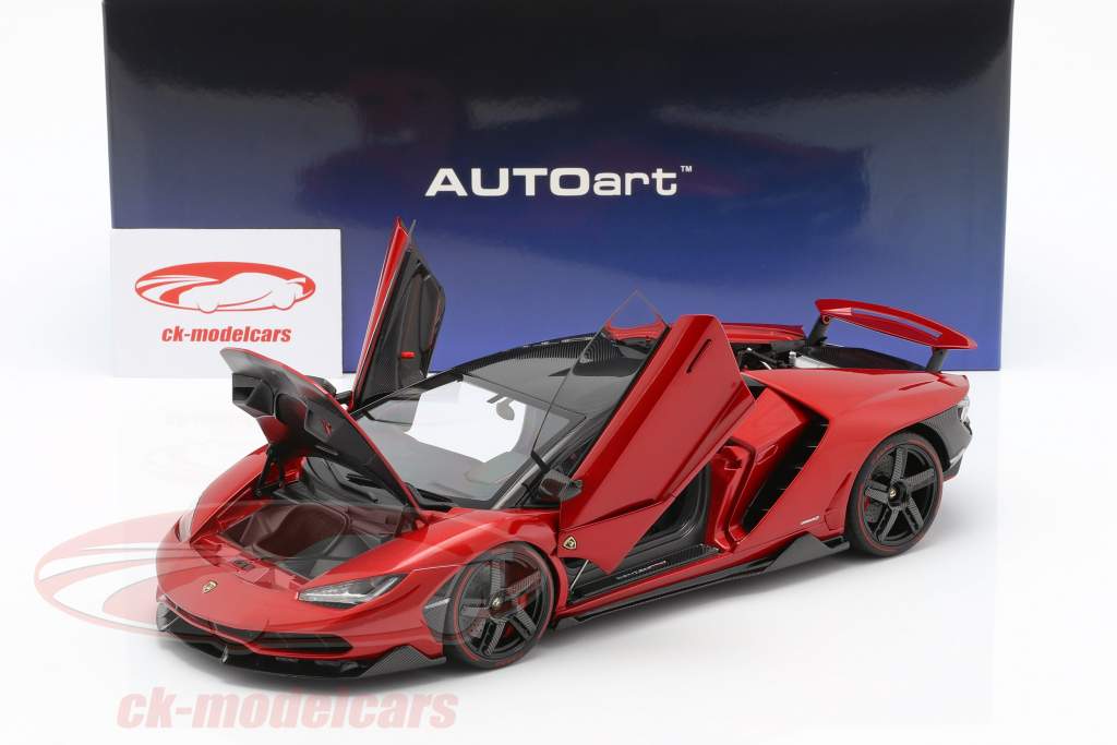 Lamborghini Centenario LP770-4  year 2017 red metallic 1:18 AUTOart