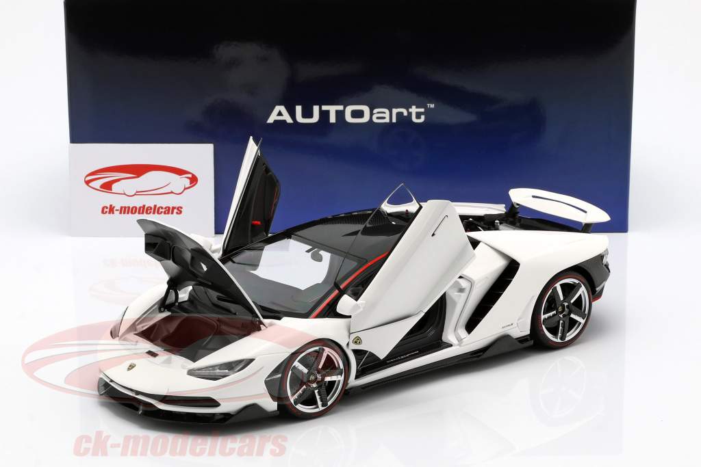 Lamborghini Centenario LP770-4 año de construcción 2017 solid blanco 1:18 AUTOart