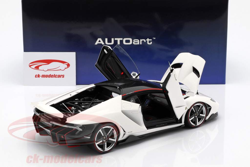 Lamborghini Centenario LP770-4 Baujahr 2017 solid weiß 1:18 AUTOart