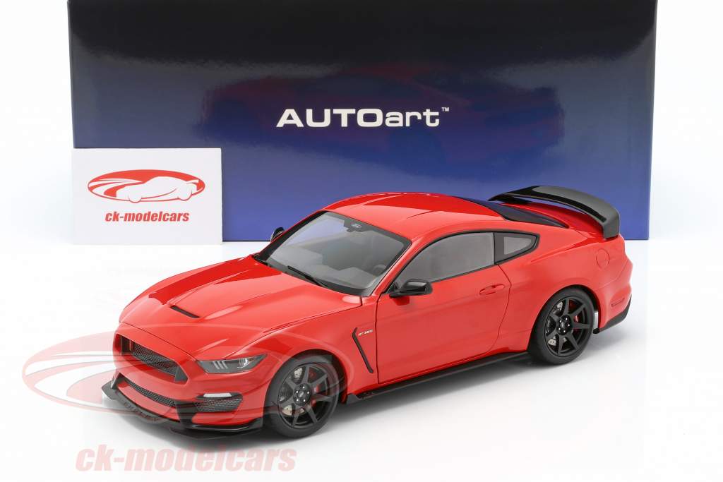 Ford Mustang Shelby GT350R Baujahr 2017 race rot 1:18 AUTOart