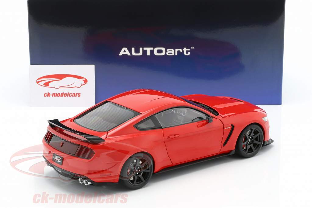Ford Mustang Shelby GT350R Baujahr 2017 race rot 1:18 AUTOart
