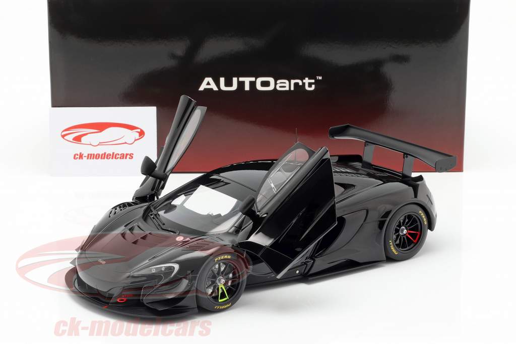 McLaren 650S GT3 Baujahr 2017 schwarz glänzend 1:18 AUTOart