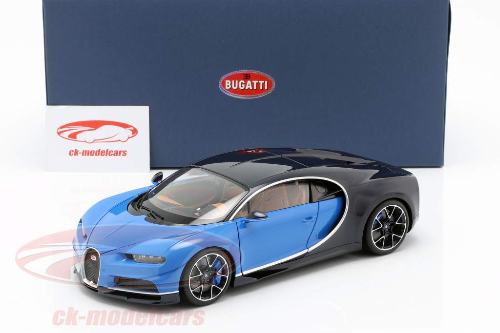 Bugatti Chiron Год постройки 2017 french racing синий / atlantic синий 1:18 AUTOart