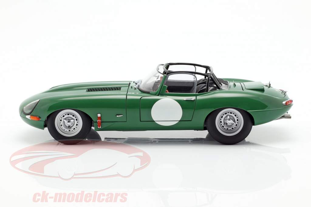 Jaguar Lightweight E-Type met verwijderbaar top donkergroen 1:18 AUTOart