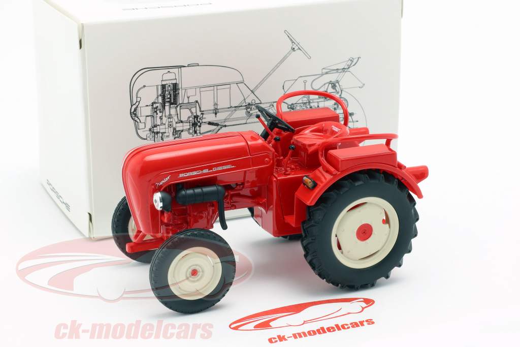 Porsche Junior trattore rosso 1:24 Welly