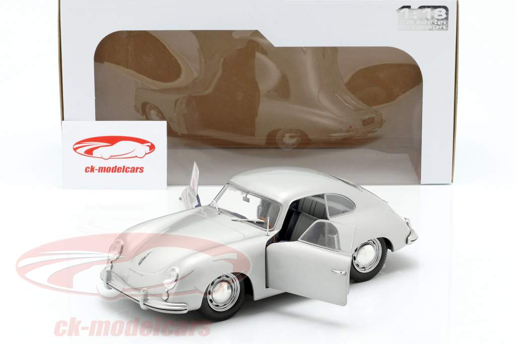 Porsche 356 PRE-A year 1953 silver 1:18 Solido