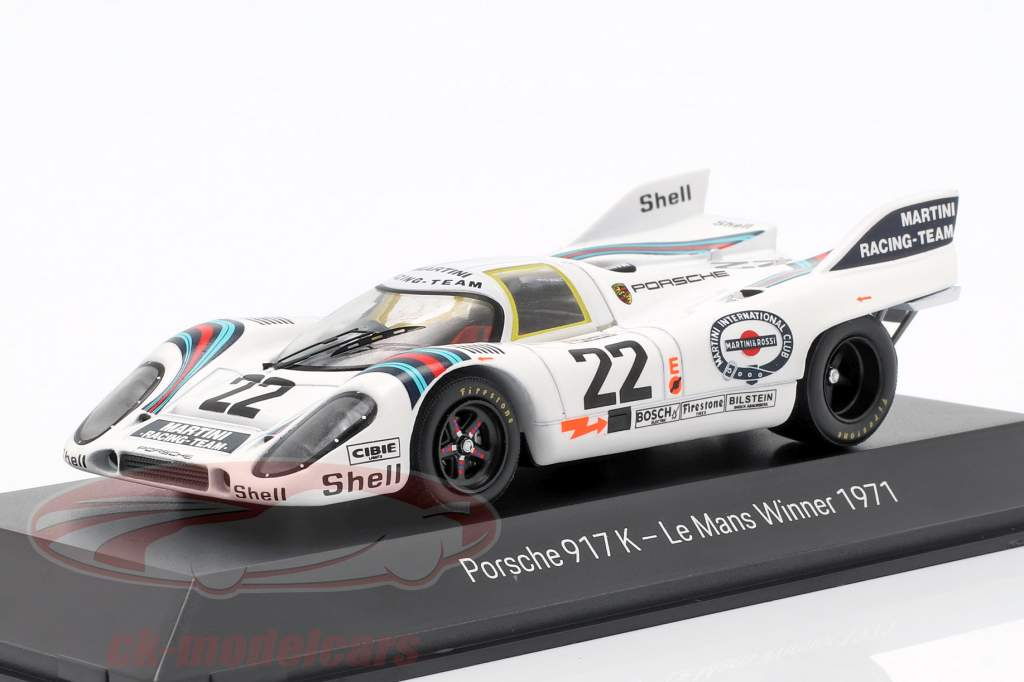 Porsche 917 K #22 vincitore 24h LeMans 1971 Marko, van Lennep 1:43 Spark