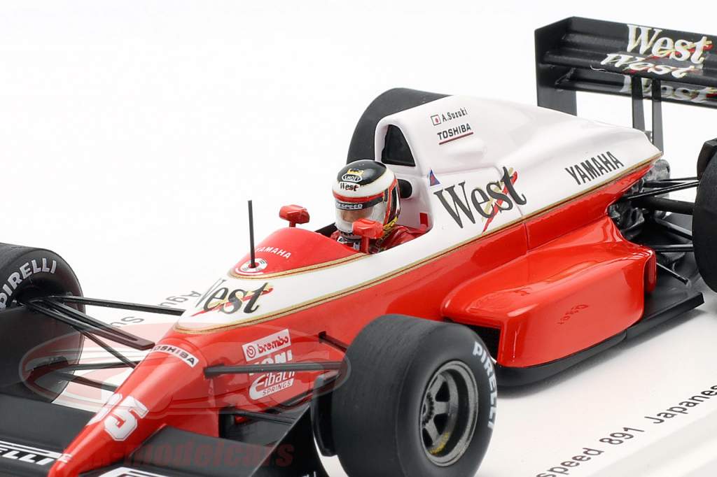 Spark 1:43 Aguri Suzuki Zakspeed 891 #35 japanese GP formula