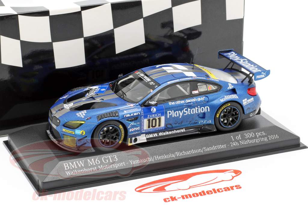 ミニカー MINICHAMPS BMW M6 GT3 2016 1/43 Minichamps 1:43 BMW M6 GT3 #101 24h Nürburgring 2016