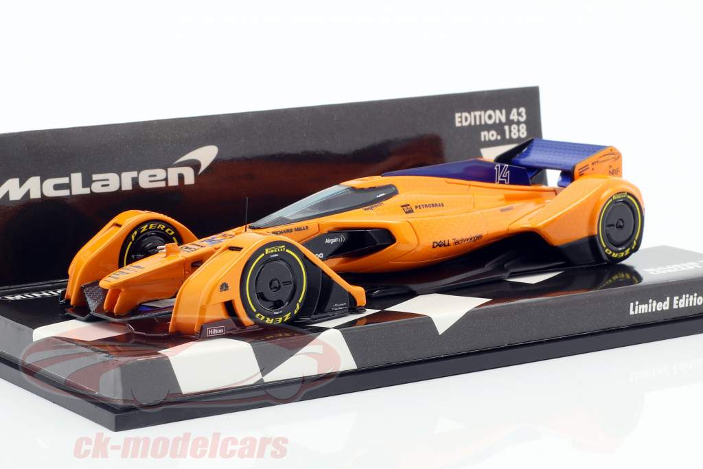 McLaren MP-X2 Concept Car formule 1 2018 1:43 Minichamps