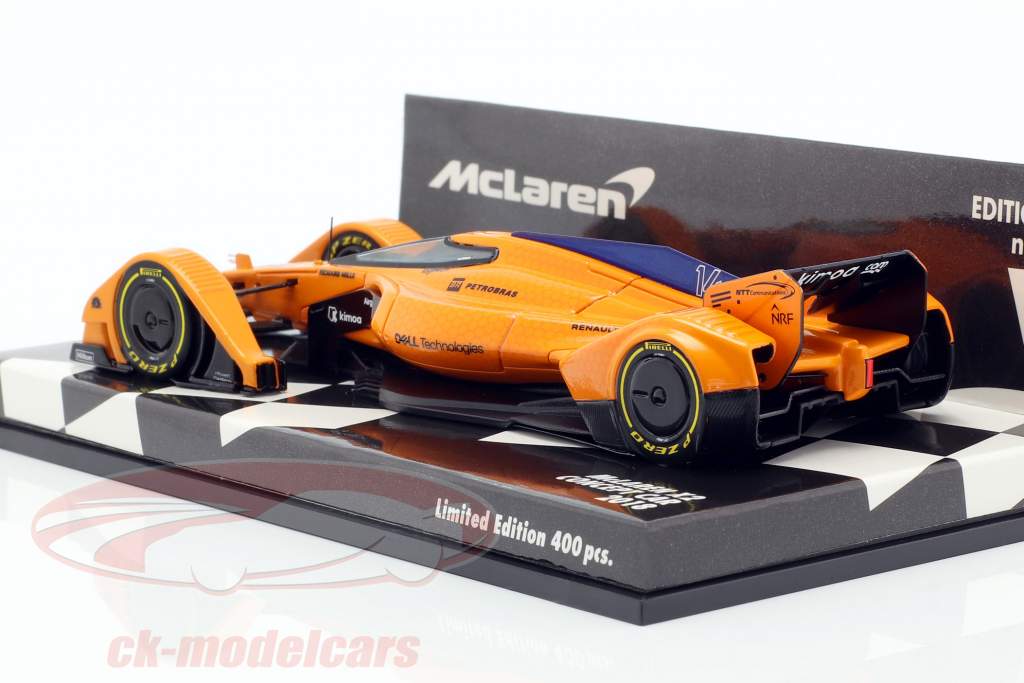 McLaren MP-X2 Concept Car formule 1 2018 1:43 Minichamps