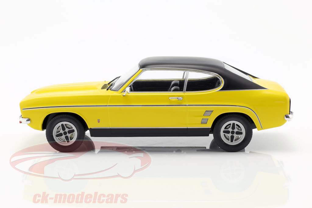 Ford Capri MK I Année de construction 1973 jaune / noir 1:18 ModelCar Group