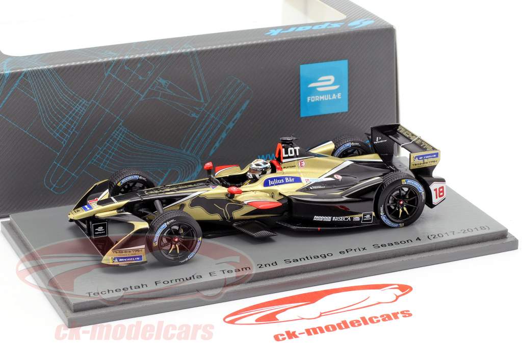 Andre Lotterer Renault Z.E.17 #18 2nd Santiago ePrix Formel E 2017/18 1:43 Spark