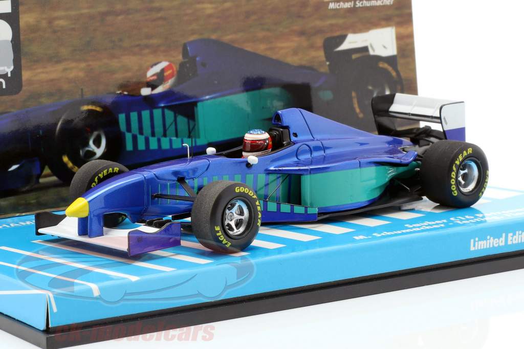 M. Schumacher Sauber C16 prova Fiorano formula 1 1997 1:43 Minichamps