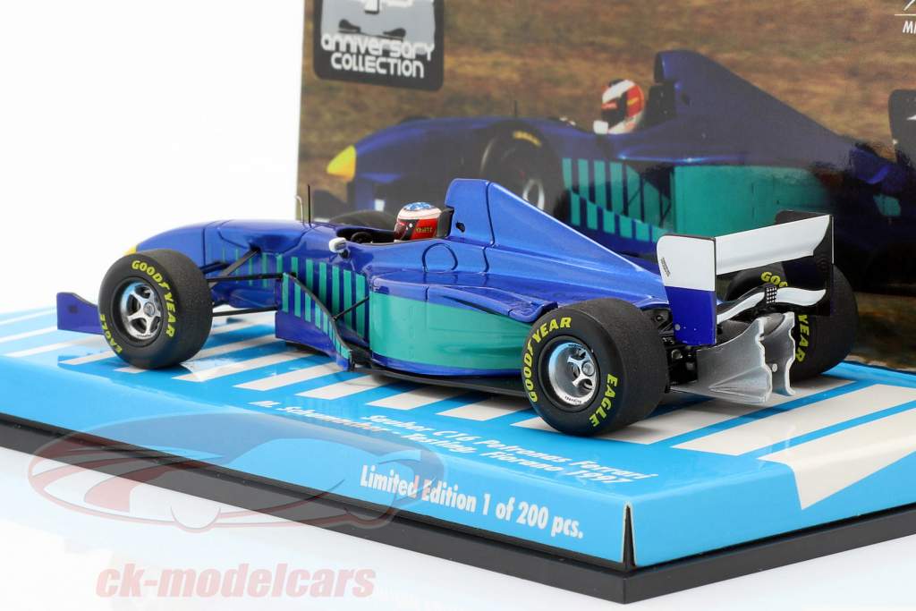 M. Schumacher Sauber C16 prova Fiorano formula 1 1997 1:43 Minichamps