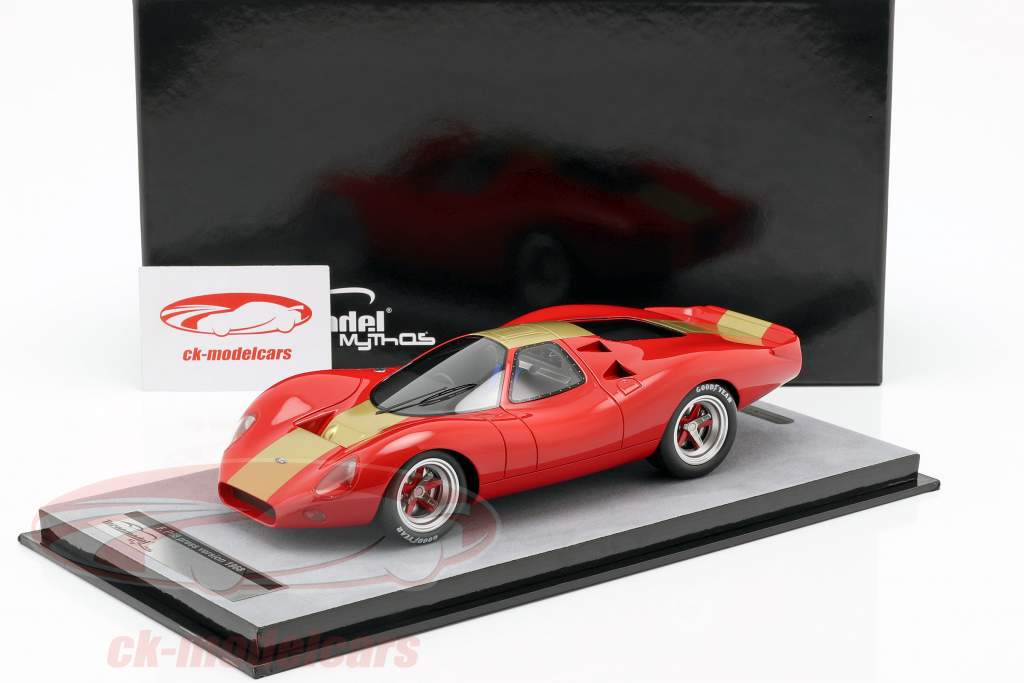 Ford P68 Press Version 1968 vermelho / ouro 1:18 Tecnomodel