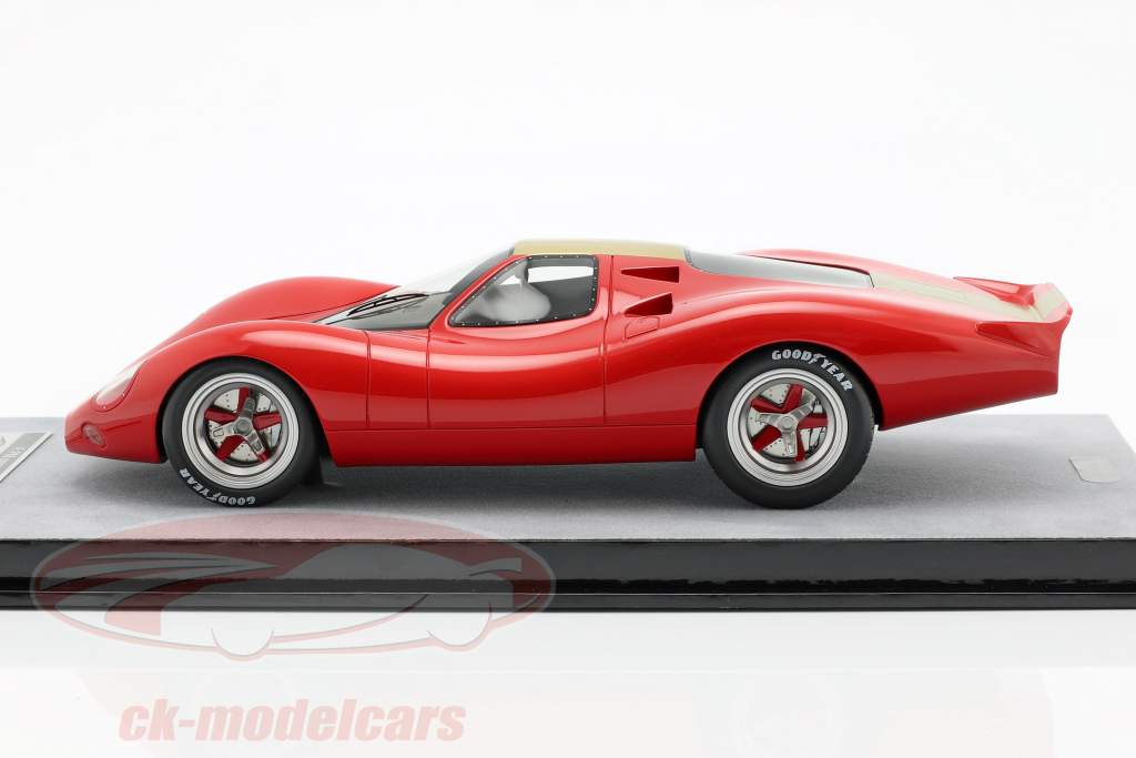 Ford P68 Press Version 1968 vermelho / ouro 1:18 Tecnomodel