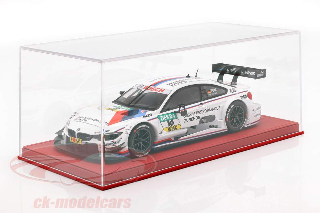 Hochwertige Acryl Vitrine pour Voitures de modèle dans le Échelle 1:18 rouge BBR